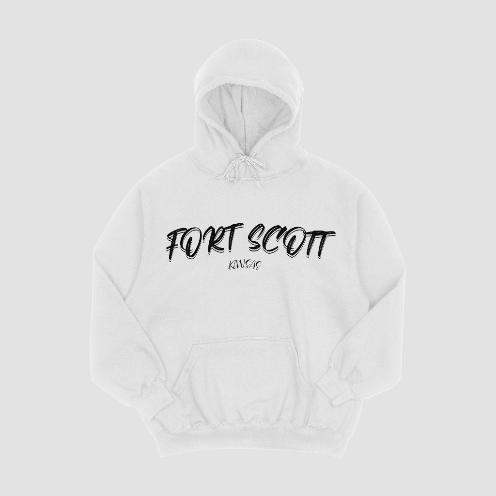 Fort Scott Kansas Chalky Script Hooded Fleece