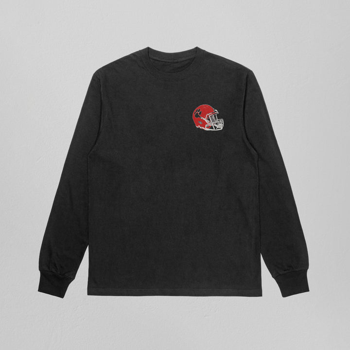 Fort Scott Football Classic Mini Helmet Active Long Sleeve Tee