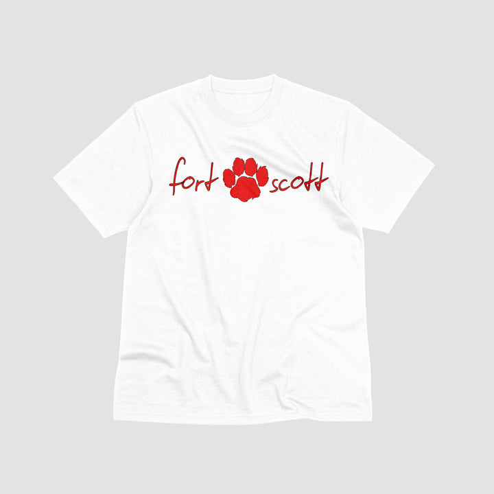 Fort Scott Scripty Paw Active Short Sleeve Tee