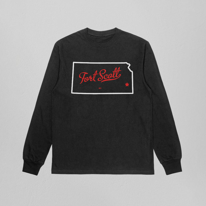 Fort Scott Silhouette Heavyweight Long Sleeve Tee