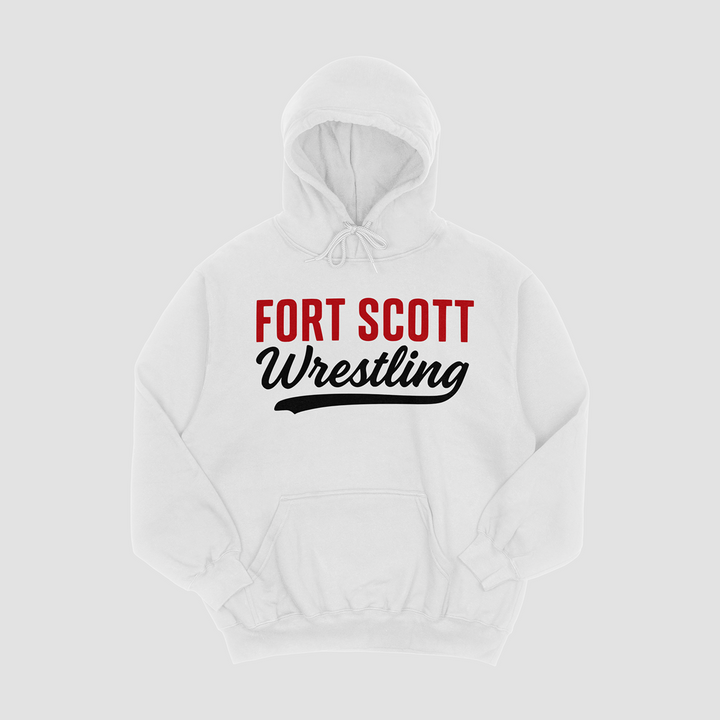 Fort Scott Wrestling Classic Script Hooded Fleece