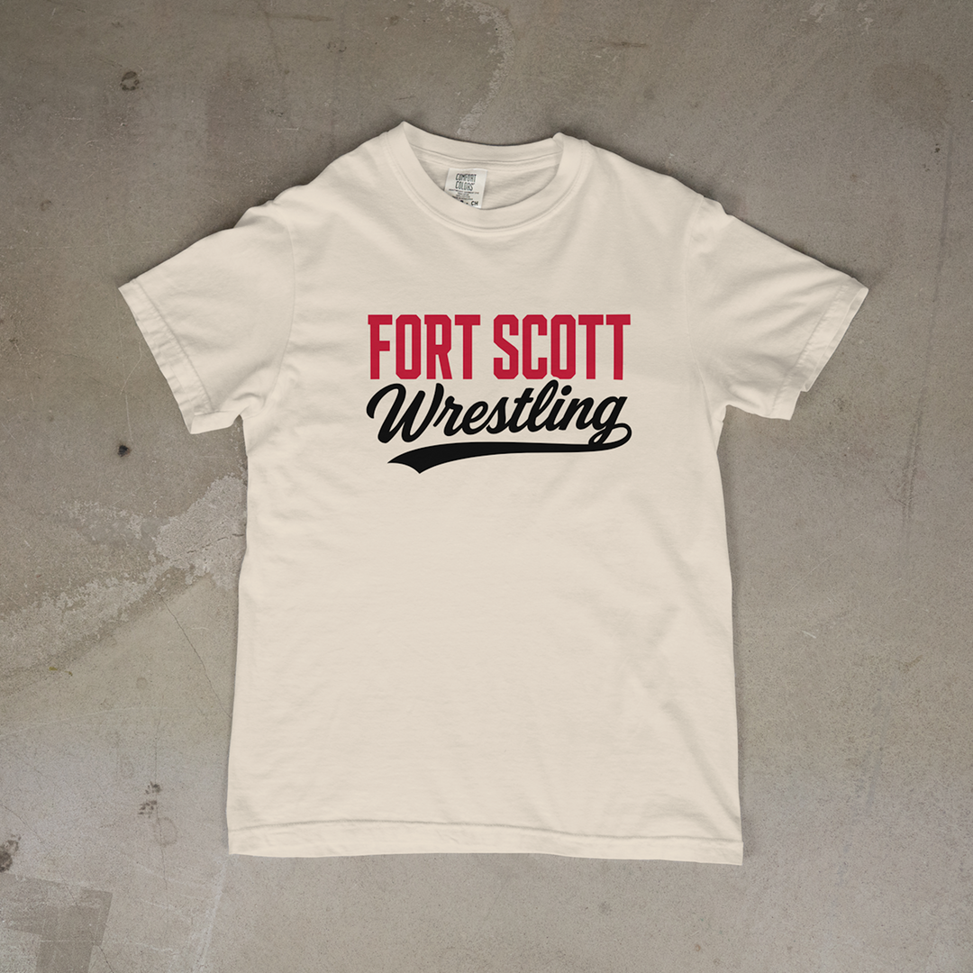 Fort Scott Wrestling Classic Script Comfort Colors® Short Sleeve Tee