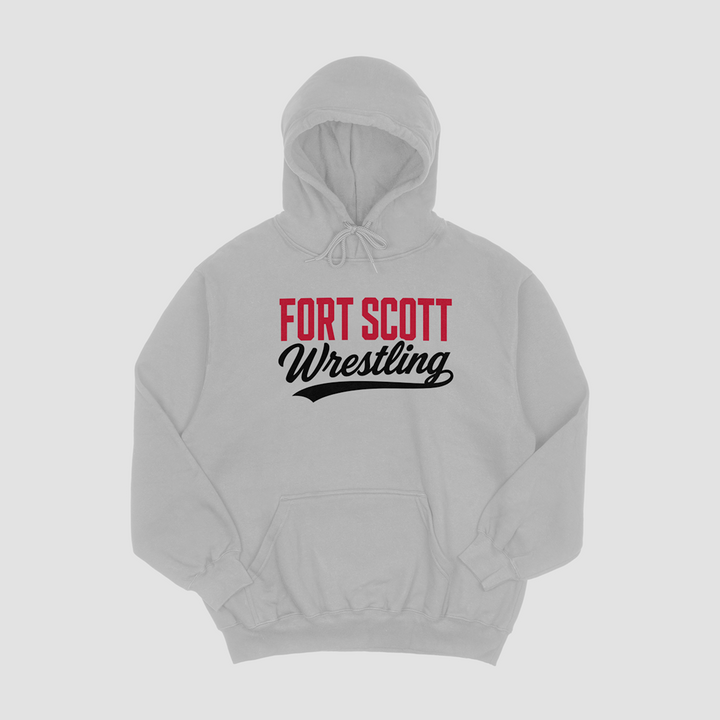 Fort Scott Wrestling Classic Script Hooded Fleece