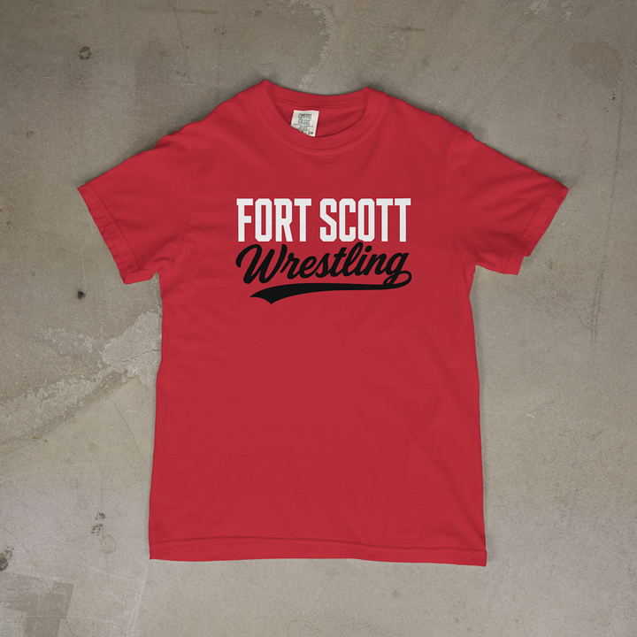 Fort Scott Wrestling Classic Script Comfort Colors® Short Sleeve Tee
