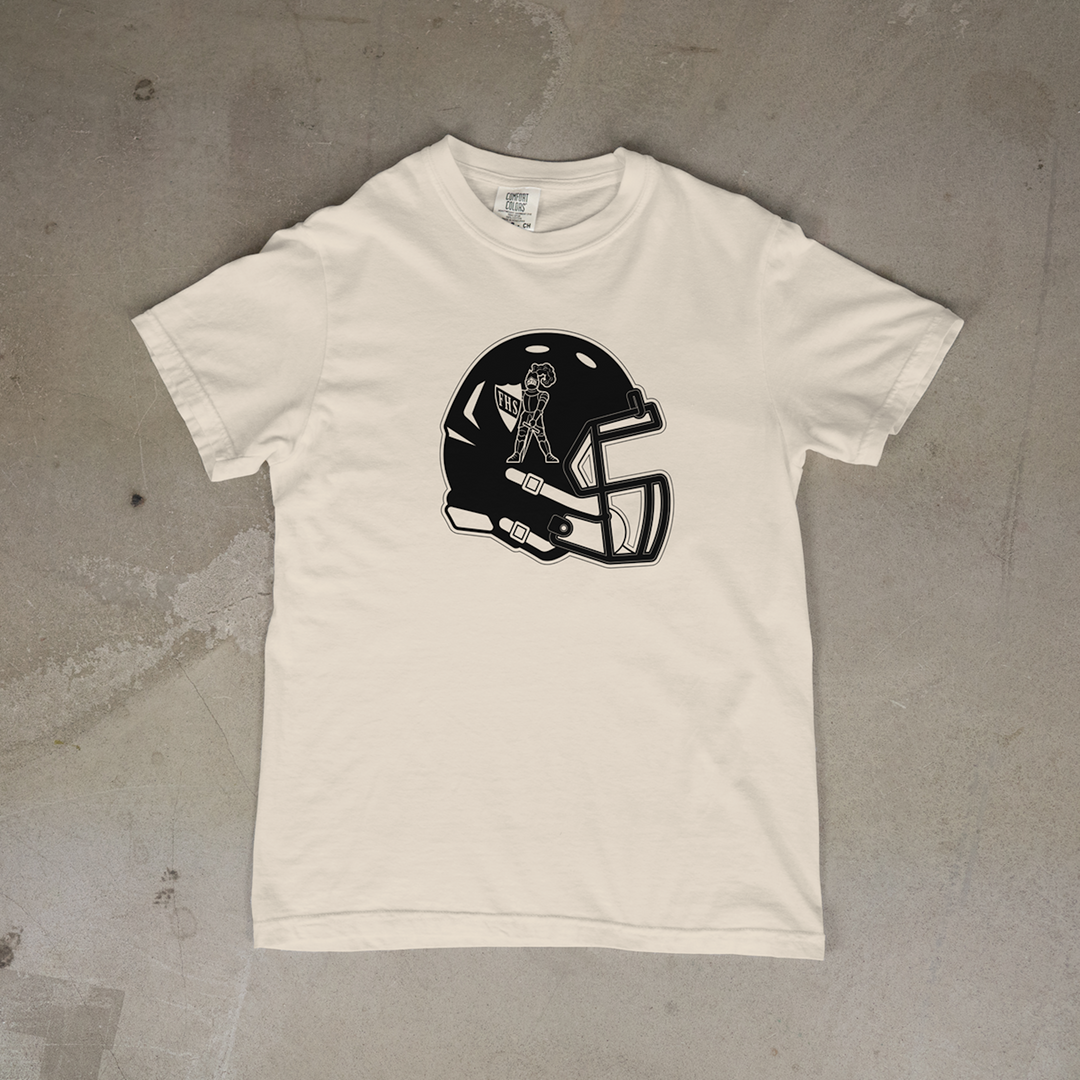 Frontenac Raiders Helmet Comfort Colors® Short Sleeve Tee