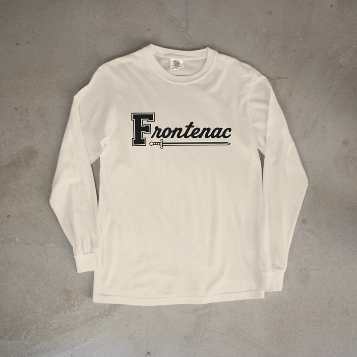 Frontenac Script Comfort Colors® Long Sleeve Tee