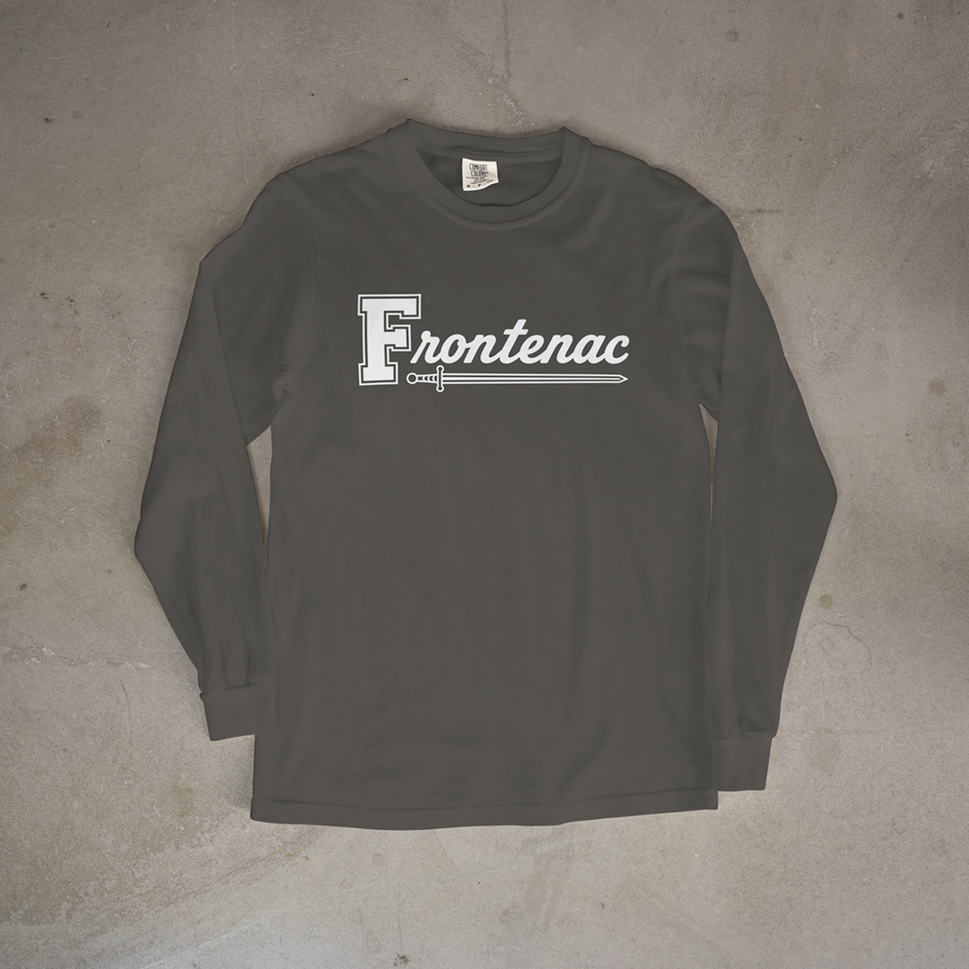 Frontenac Script Comfort Colors® Long Sleeve Tee