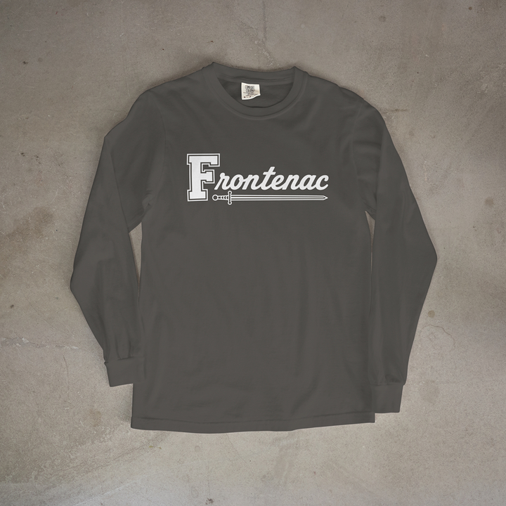 Frontenac Script Comfort Colors® Long Sleeve Tee