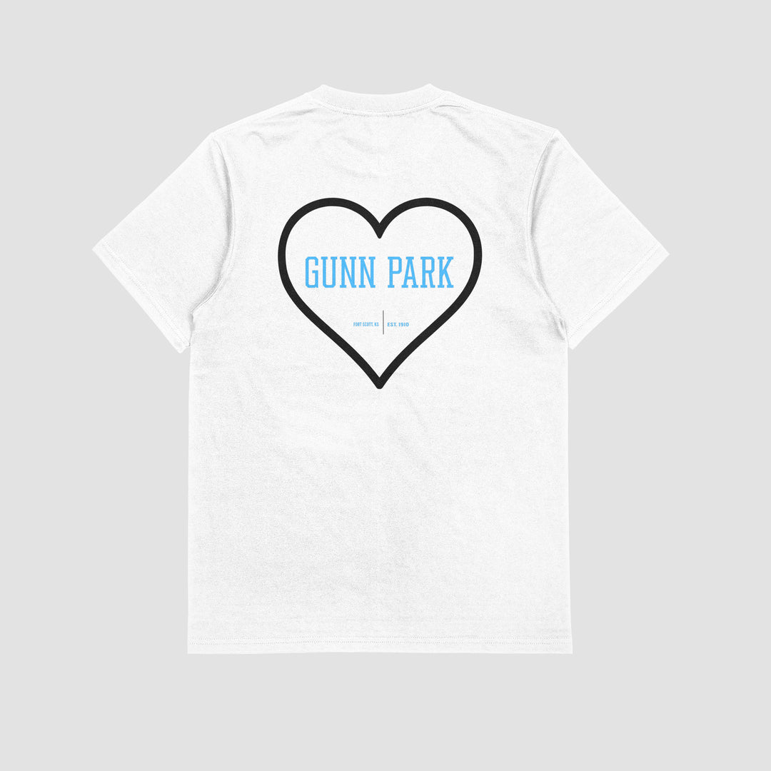 Gunn Park BLUE HEART Heavyweight Tee