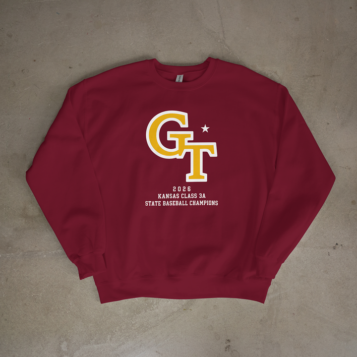 Girard Trojans 2026 State Baseball Champions Crewneck