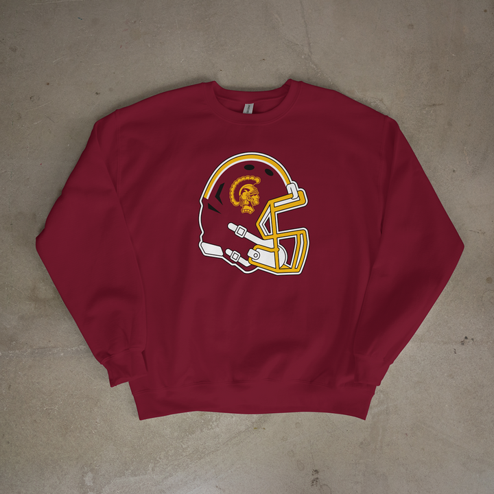 Girard Trojans Helmet Crewneck