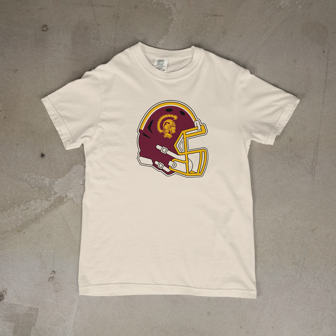 Girard Trojans Helmet Comfort Colors® Short Sleeve Tee