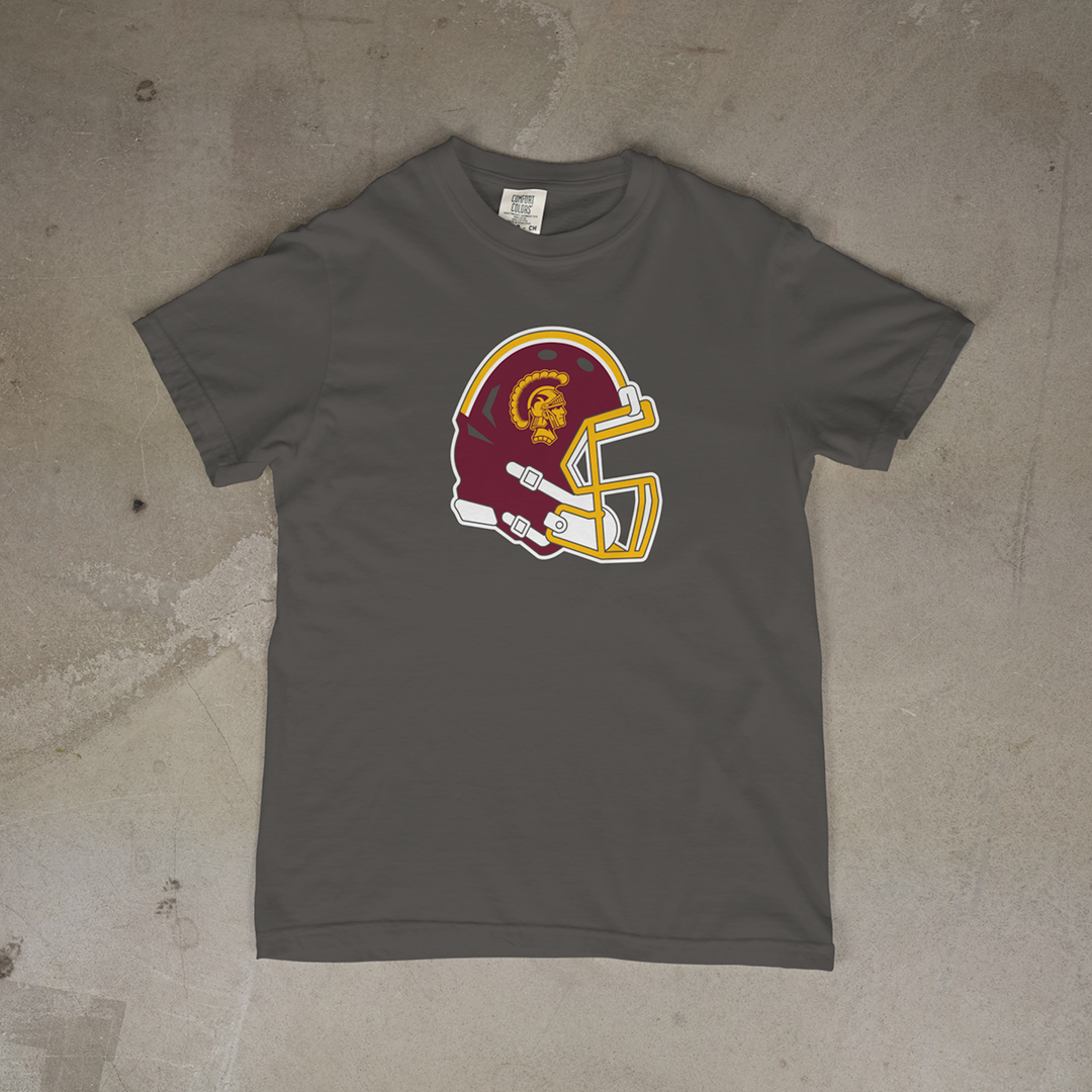 Girard Trojans Helmet Comfort Colors® Short Sleeve Tee