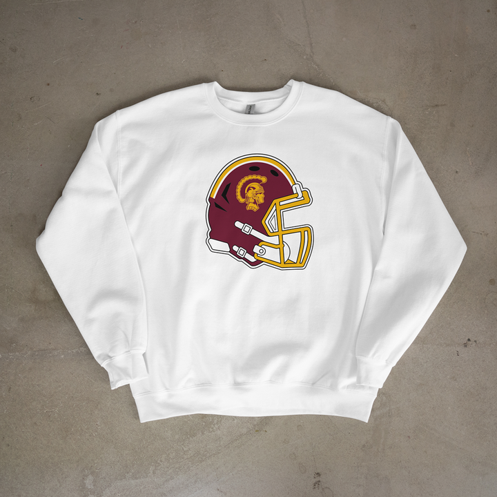 Girard Trojans Helmet Crewneck
