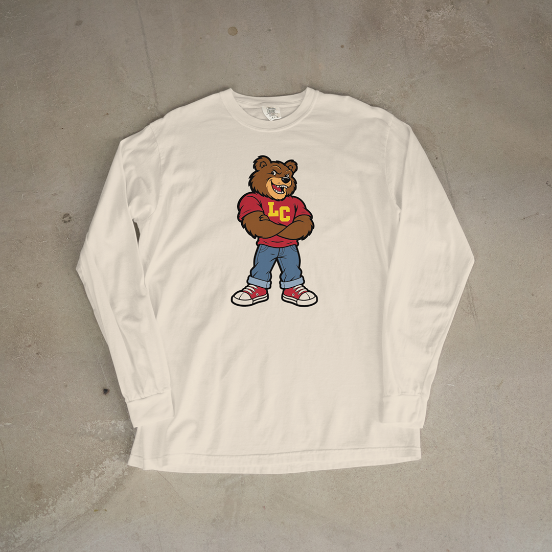 LC Campus Grizzly Comfort Colors® Long Sleeve Tee