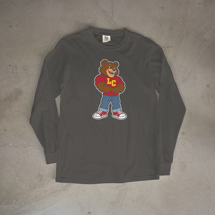 LC Campus Grizzly Comfort Colors® Long Sleeve Tee