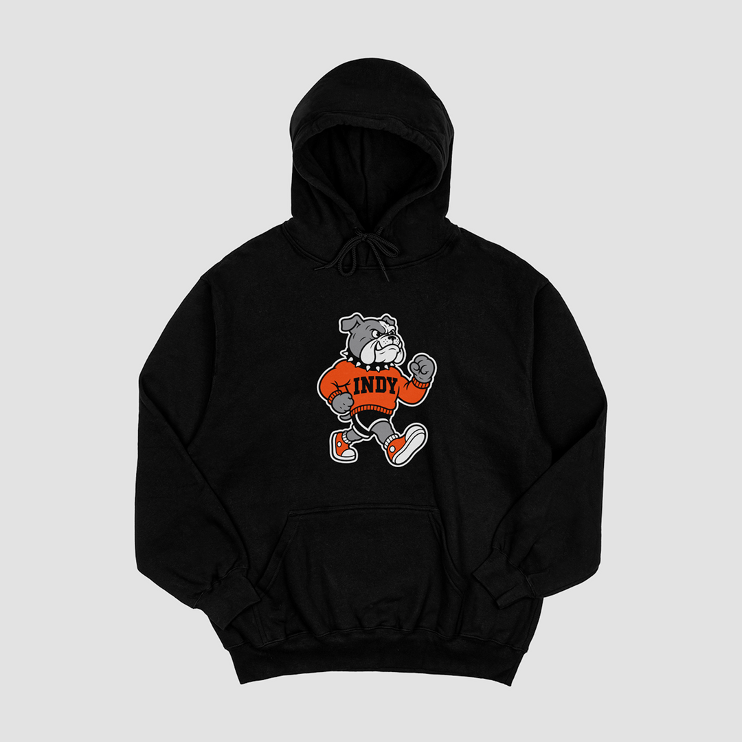 Indy Bulldog Vintage Hooded Fleece