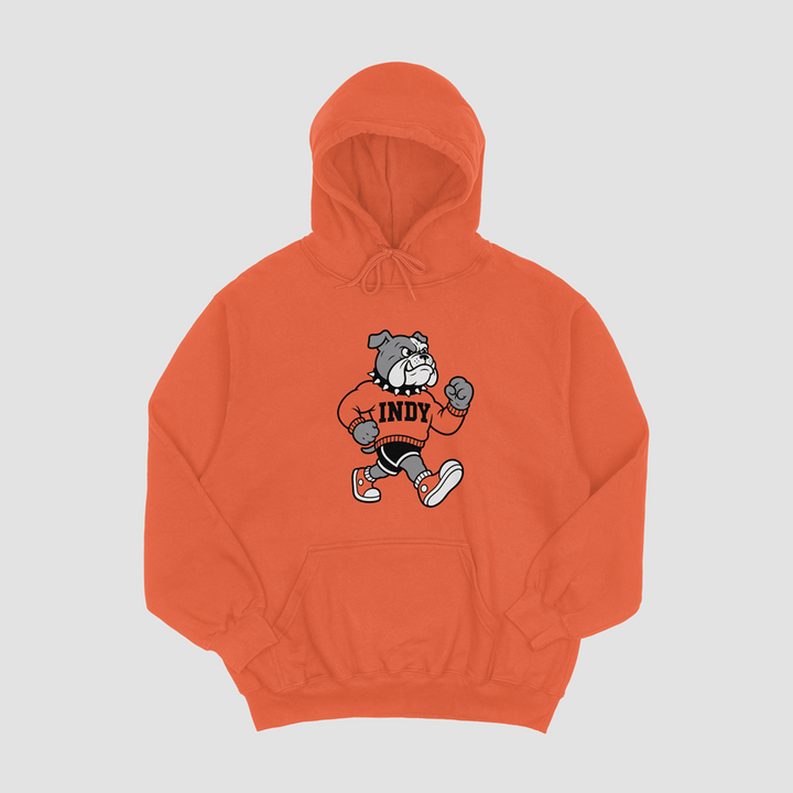 Indy Bulldog Vintage Hooded Fleece