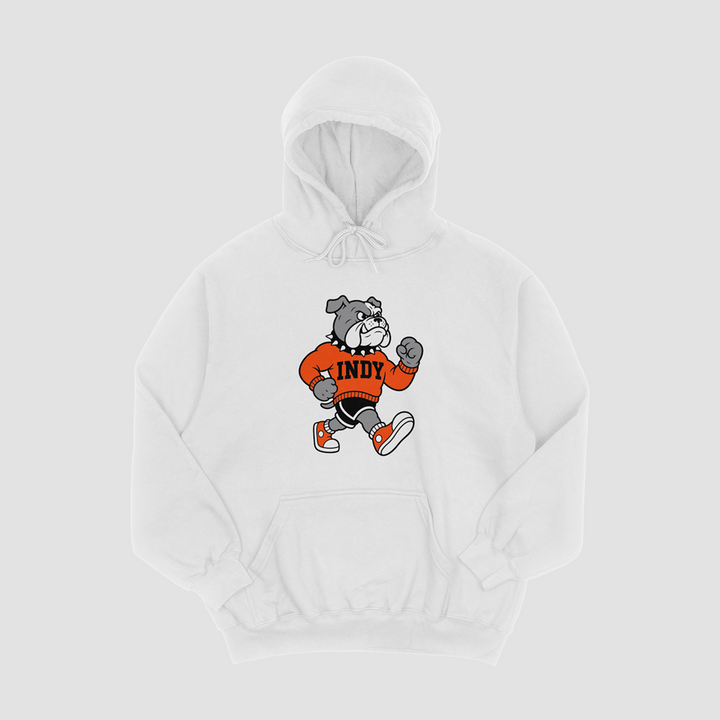 Indy Bulldog Vintage Hooded Fleece
