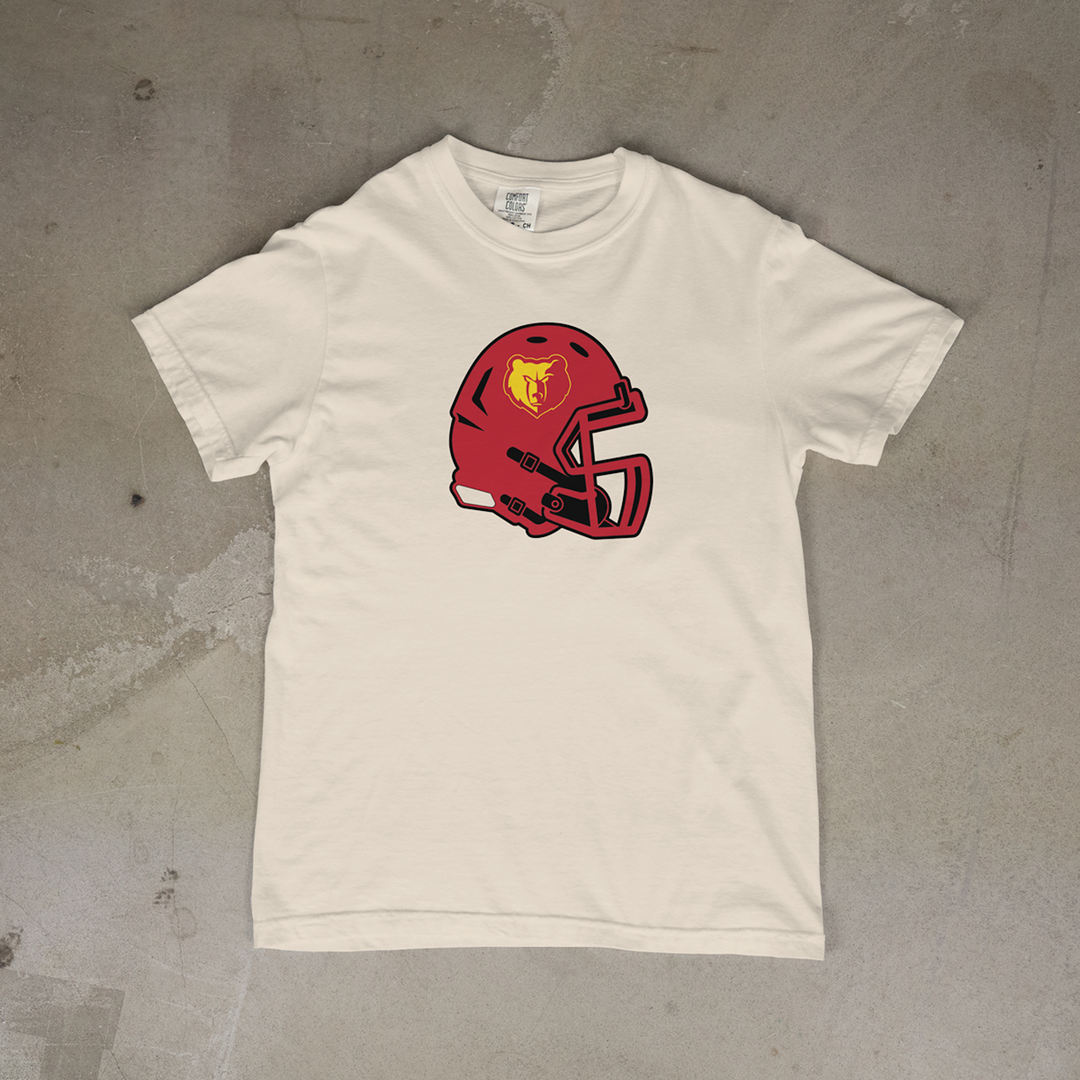 Labette County Grizzlies Helmet Comfort Colors® Short Sleeve Tee