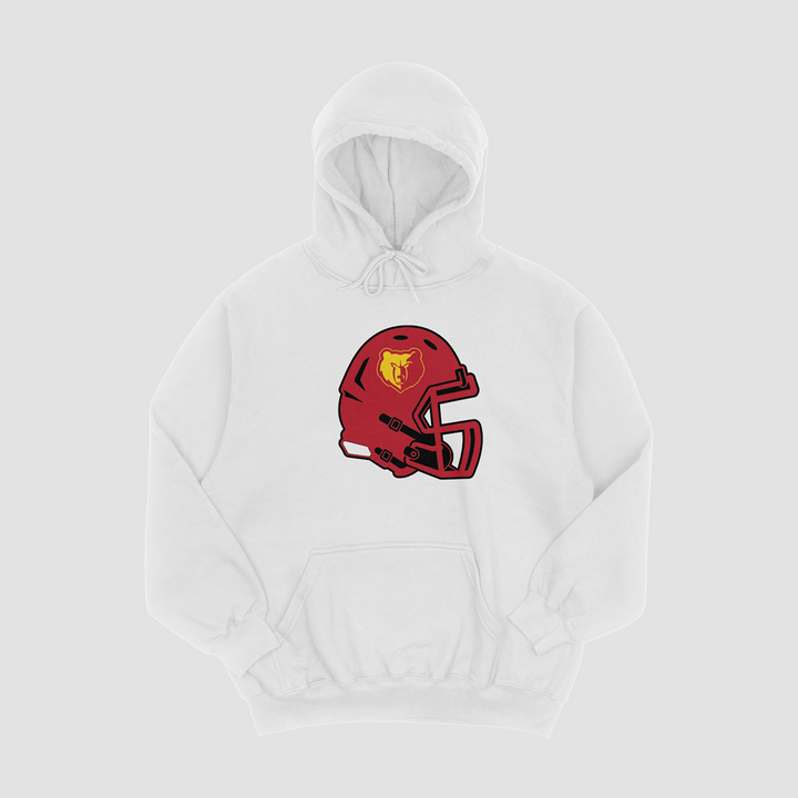 Labette County Grizzlies Helmet Hooded Fleece