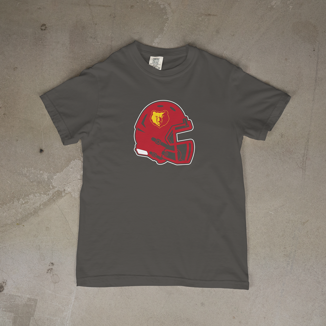 Labette County Grizzlies Helmet Comfort Colors® Short Sleeve Tee