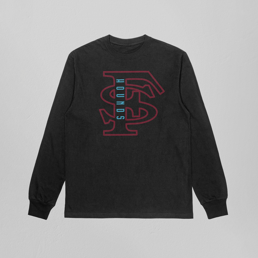 Fort Scott Community College HOUNDS Interlock Heavyweight Long Sleeve Tee