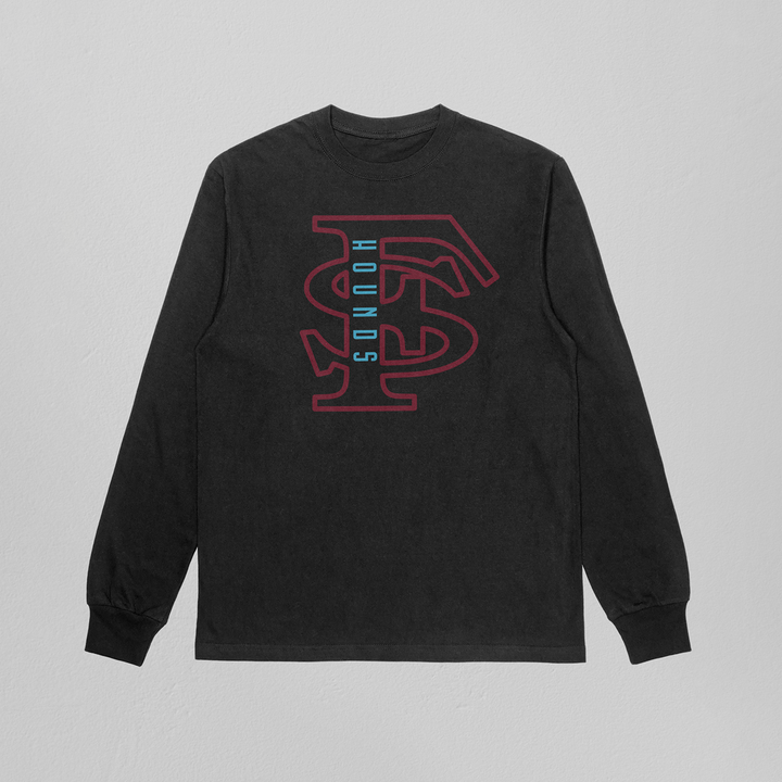 Fort Scott Community College HOUNDS Interlock Heavyweight Long Sleeve Tee
