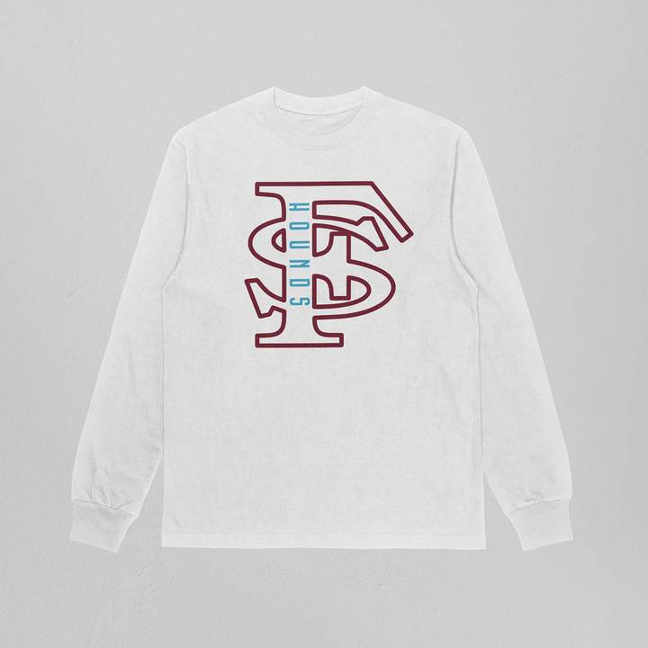 Fort Scott Community College HOUNDS Interlock Heavyweight Long Sleeve Tee