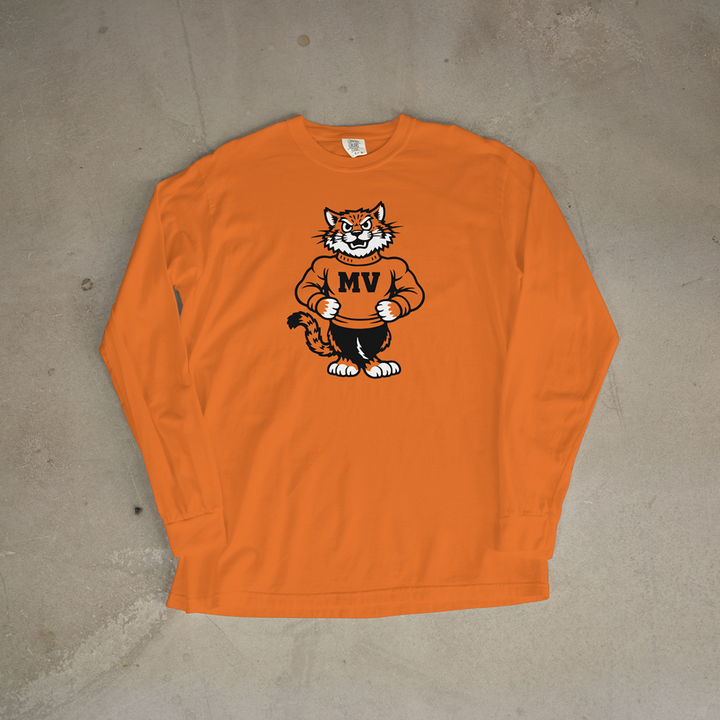 Marmaton Valley Classic Cat Comfort Colors® Long Sleeve Tee