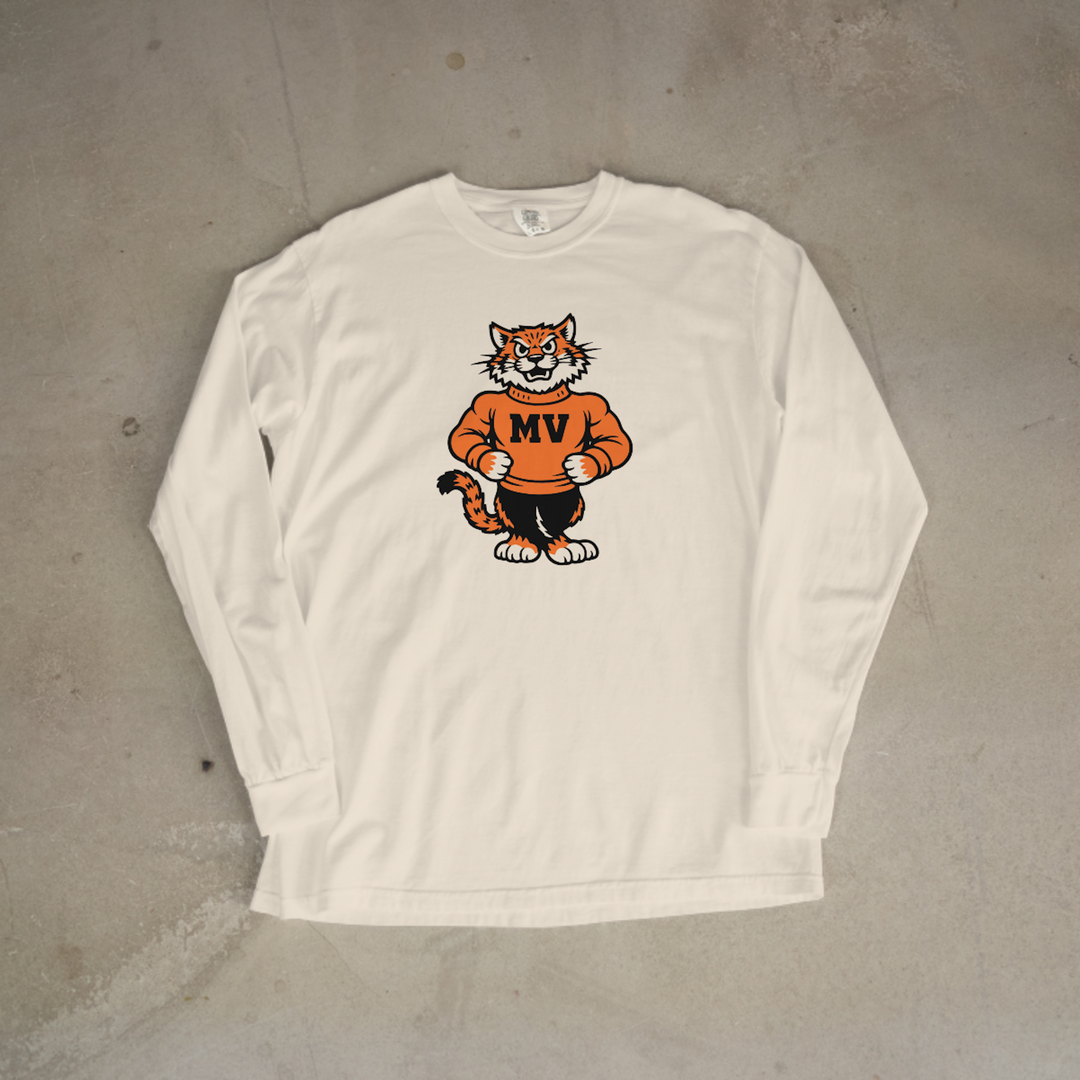 Marmaton Valley Classic Cat Comfort Colors® Long Sleeve Tee