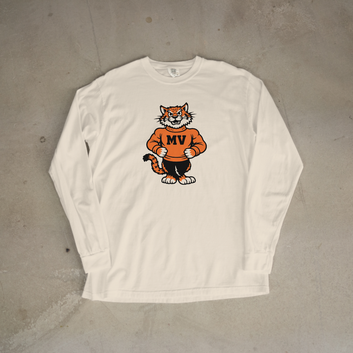 Marmaton Valley Classic Cat Comfort Colors® Long Sleeve Tee