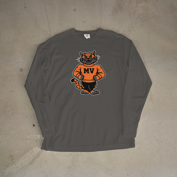 Marmaton Valley Classic Cat Comfort Colors® Long Sleeve Tee