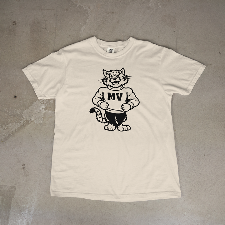 Marmaton Valley Classic Cat B/W Comfort Colors® Short Sleeve Tee