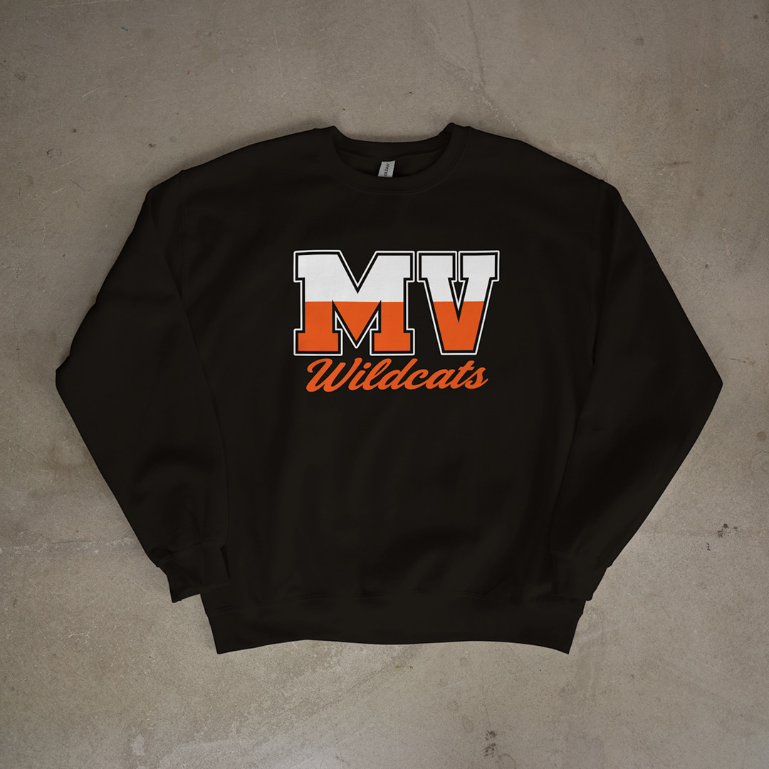 Marmaton Valley Wildcats Script Crewneck