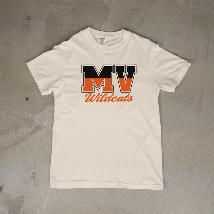 Marmaton Valley Wildcats Script Comfort Colors® Short Sleeve Tee