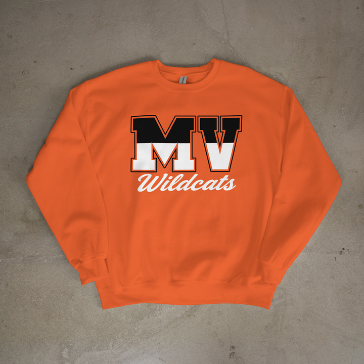 Marmaton Valley Wildcats Script Crewneck