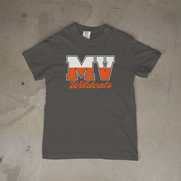 Marmaton Valley Wildcats Script Comfort Colors® Short Sleeve Tee