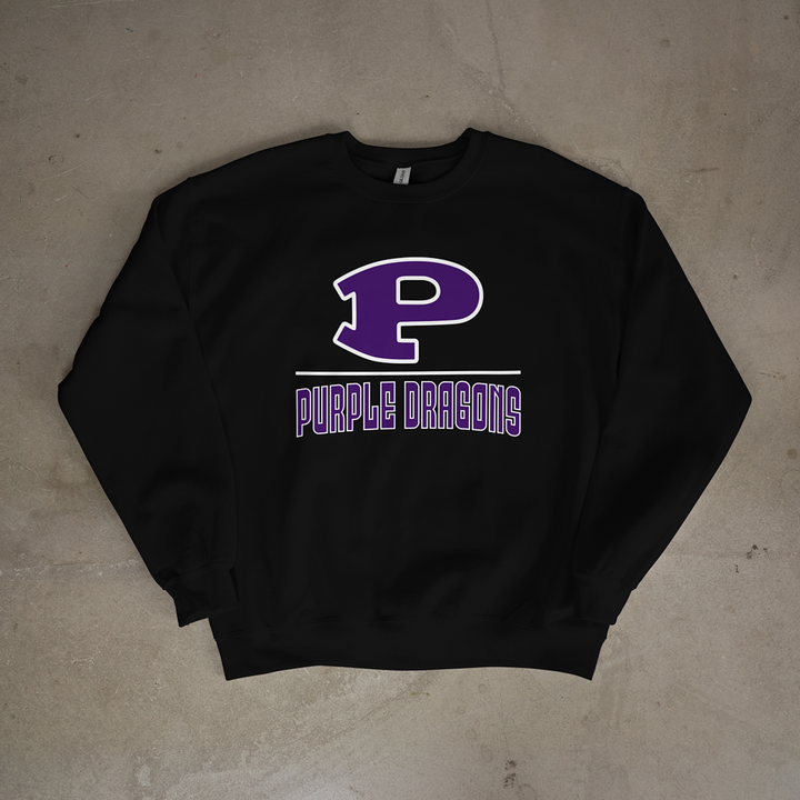 Pittsburg Purple Dragons Lockup Crewneck