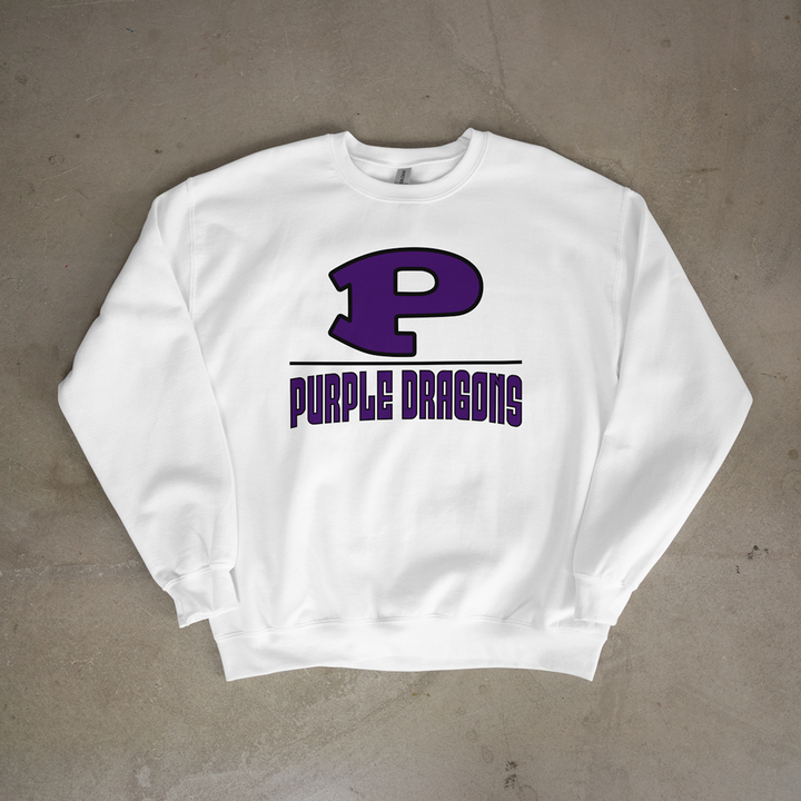 Pittsburg Purple Dragons Lockup Crewneck