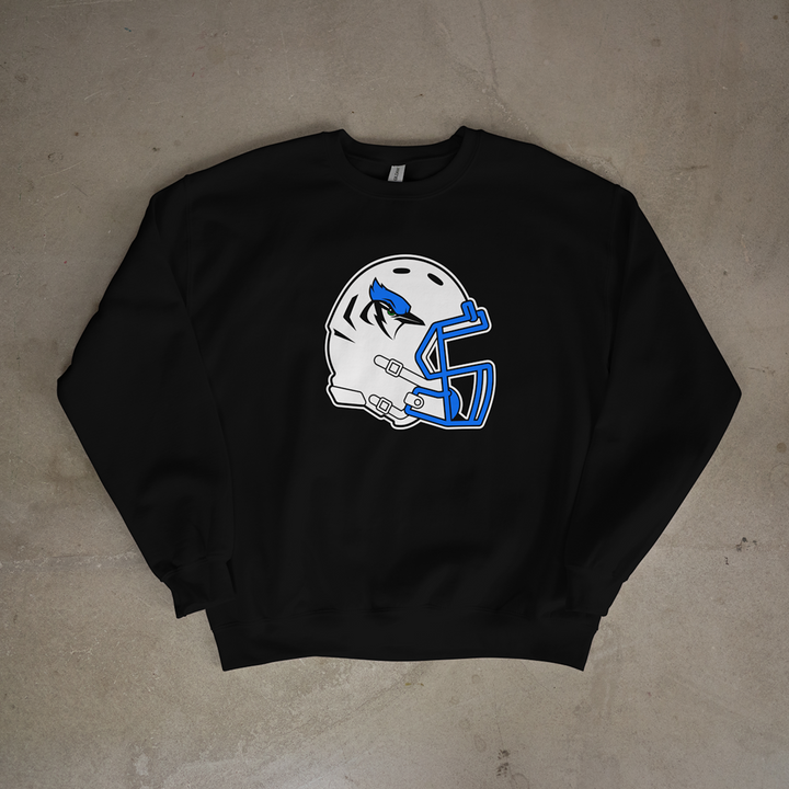 Pleasanton Blu-Jays Helmet Crewneck