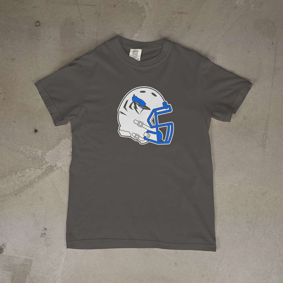 Pleasanton Blu-Jays Helmet Comfort Colors® Short Sleeve Tee