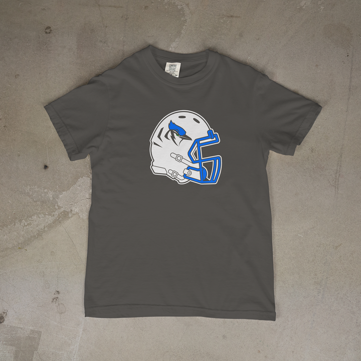 Pleasanton Blu-Jays Helmet Comfort Colors® Short Sleeve Tee