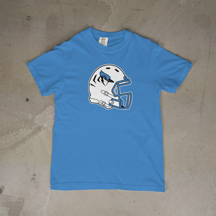 Pleasanton Blu-Jays Helmet Comfort Colors® Short Sleeve Tee