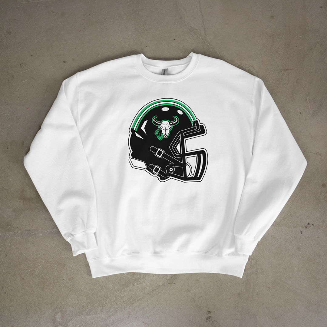 Prairie View Buffalos Helmet Crewneck
