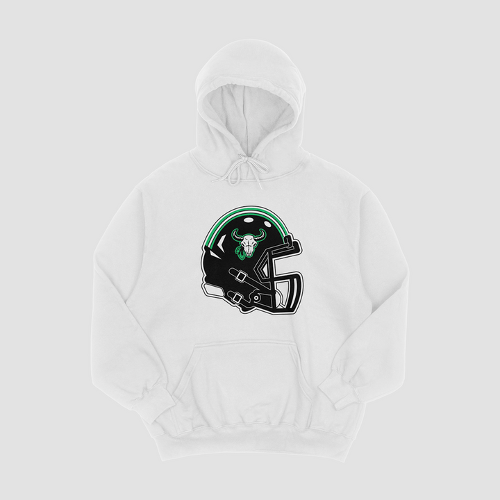 Prairie View Buffalos Helmet Hooded Fleece