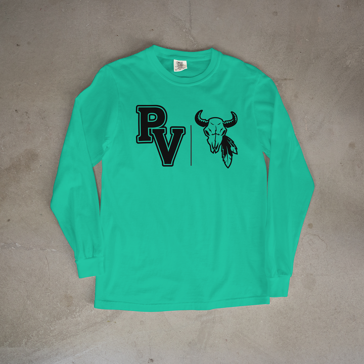 Prairie View Lockup Comfort Colors® Long Sleeve Tee