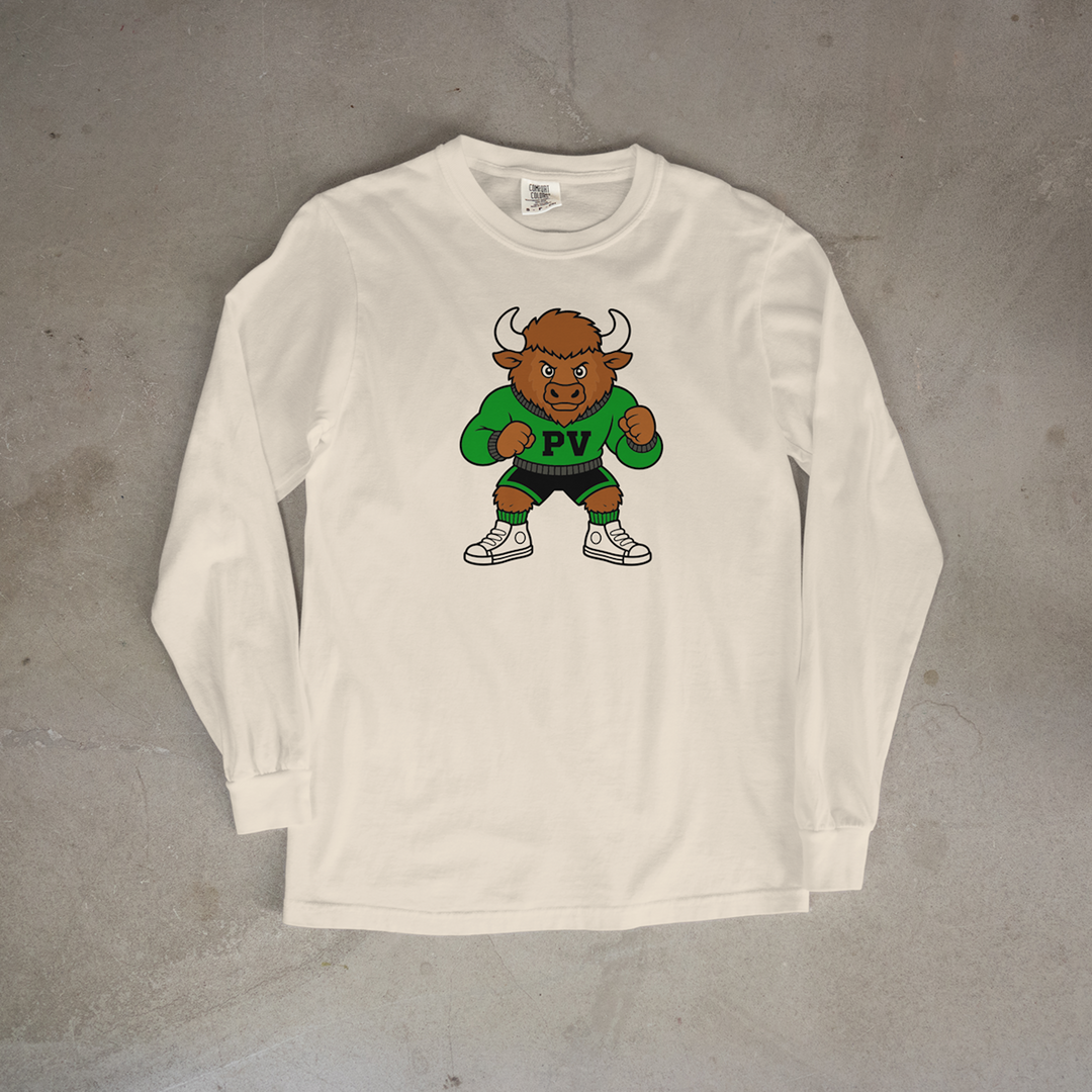 Prairie View Prizefighter Mascot Comfort Colors® Long Sleeve Tee