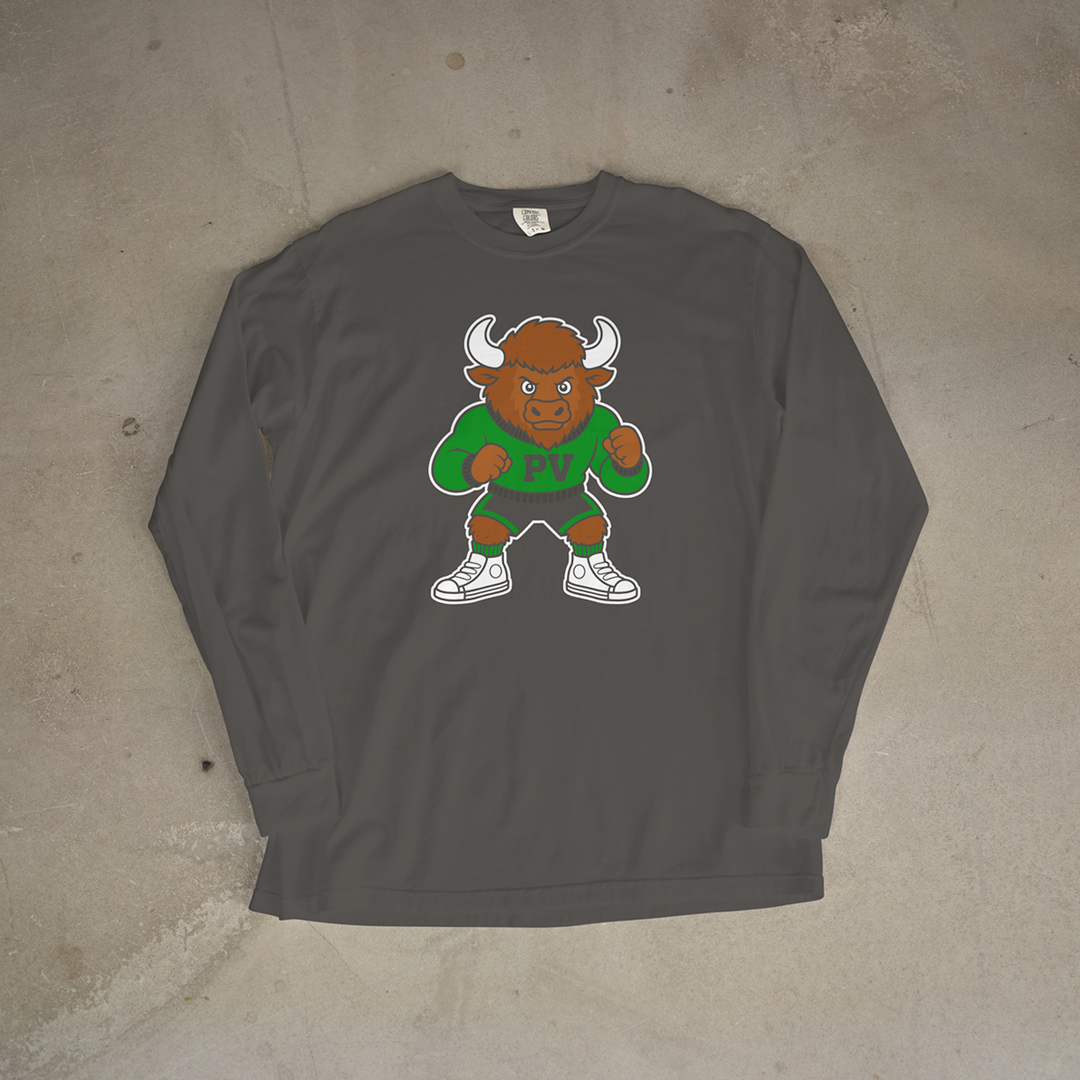 Prairie View Prizefighter Mascot Comfort Colors® Long Sleeve Tee