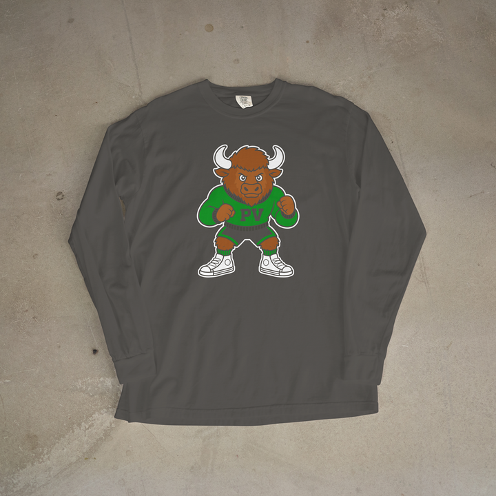 Prairie View Prizefighter Mascot Comfort Colors® Long Sleeve Tee